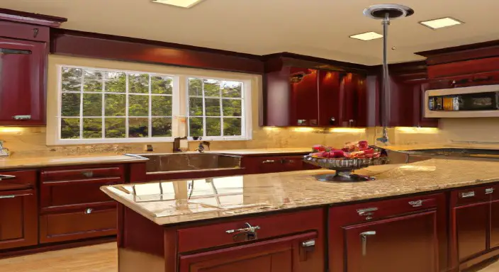 How to Lighten Up a Kitchen with Cherry Cabinets