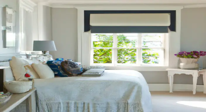 How to Hide an Off-Center Window Behind Bed