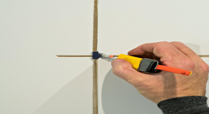 Marking and cutting drywall locations