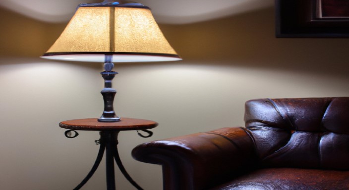 Try using floor lamps to light up a corner.