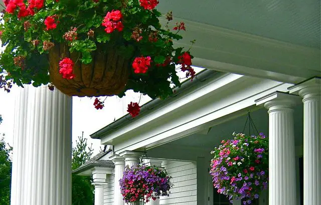 How to Hang Hanging Baskets from Porch