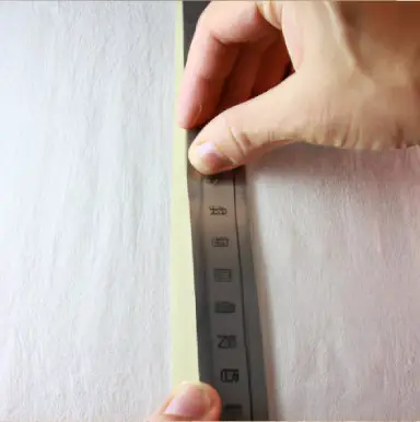Measure and cut the covering material