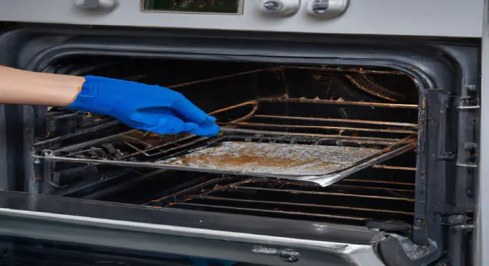 How to Remove Easy Off Residue from Oven