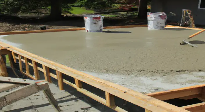 Pour the Concrete and Level the Deck