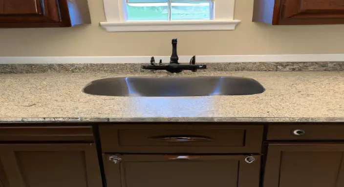 Add a countertop and sink.