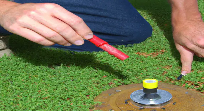 Determine the type of sprinkler head