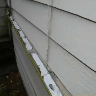 Identify and assess the presence of asbestos siding   