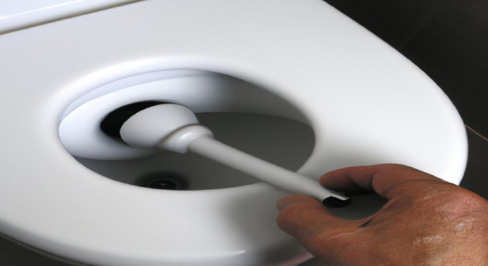 Disconnect the toilet siphon