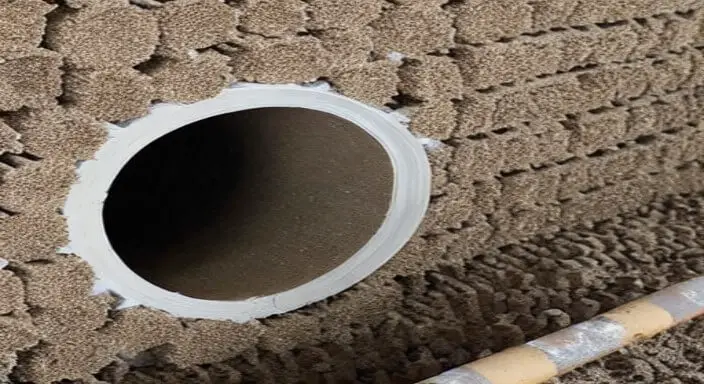 Install the Filter Fabric