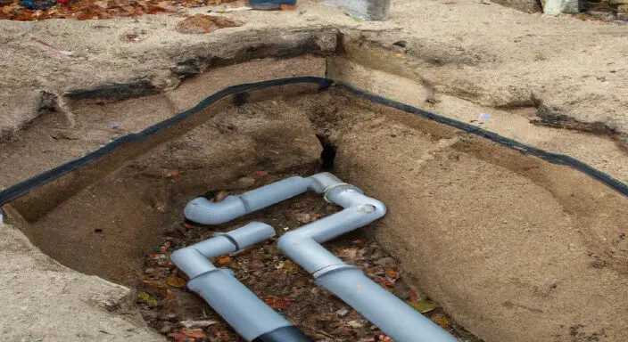 Check for underground utilities and drainage.