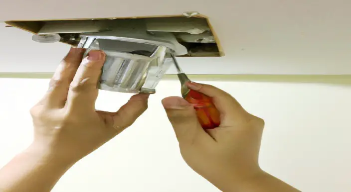 Remove the Light Fixture Cover