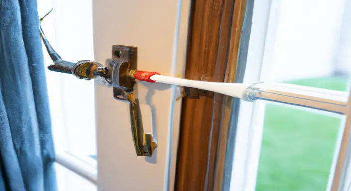 Add glass breakers to your doors.