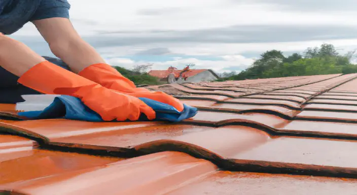 Apply the Cleaning Solution