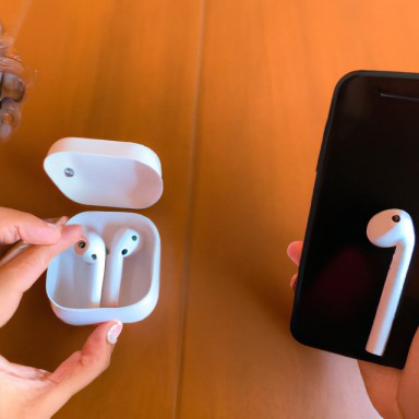 Select your AirPods as the audio output. 