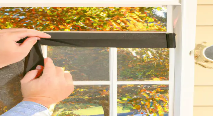 Check for any air leaks to Cover Screen Porch for Winter.