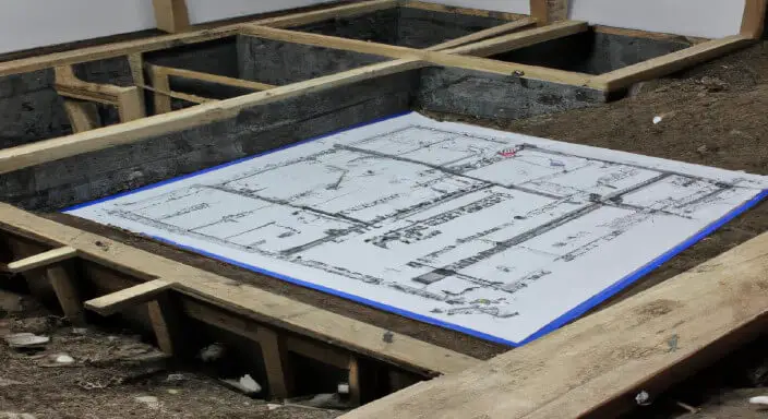 Develop a plan for the basement foundation.