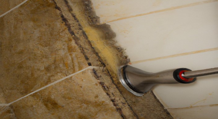 Apply a sealer to the Travertine shower