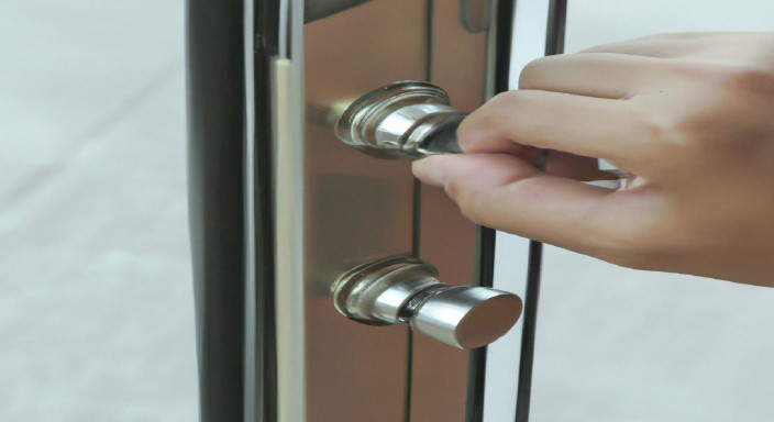 Check the hardware and adjust the screws.
