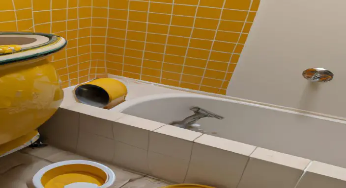 How to Update a Yellow Tile Bathroom