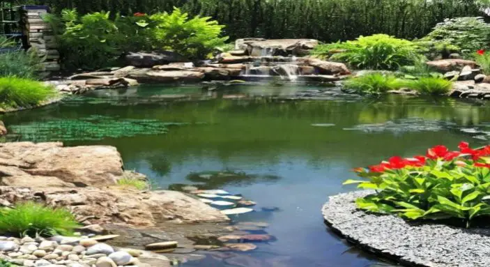 Perform regular maintenance and upkeep to ensure a healthy pond environment 