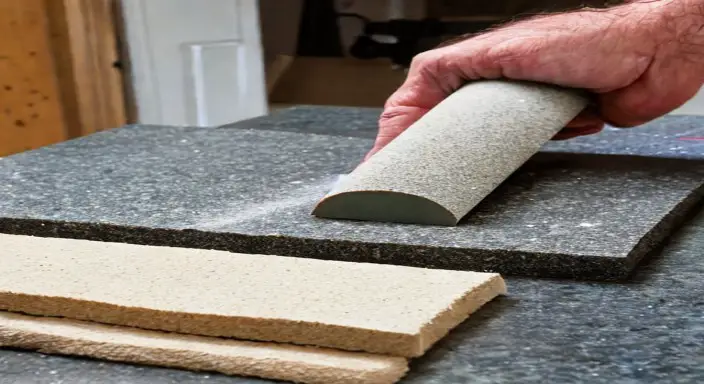 Smooth out edges with sandpaper