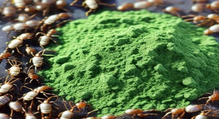 10. Diatomaceous Earth for Controlling Green Ants 