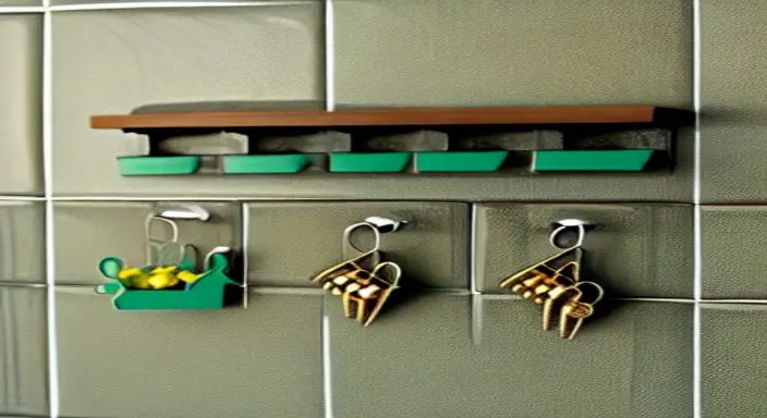 9. Secure the item with screws or nails