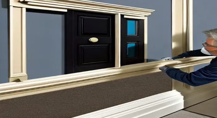9. Attach the Trim to the Door Frame 