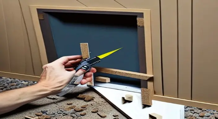 13. Fill the nail holes with wood filler