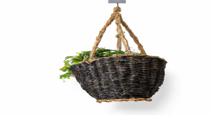 Wicker Basket Planters.