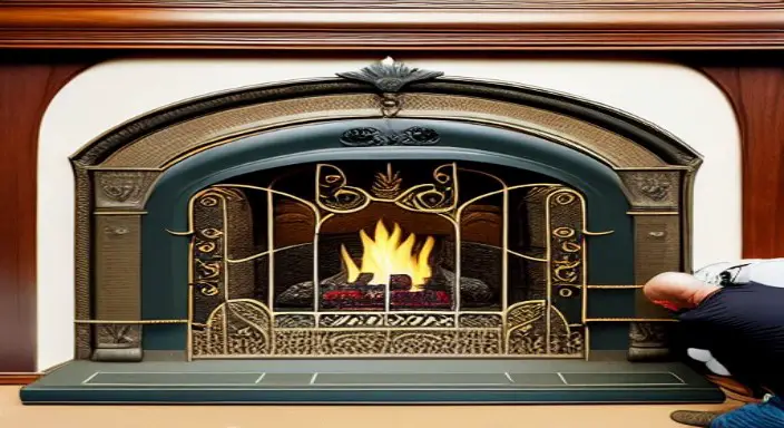 3. Disconnect the fireplace wiring and mounting brackets 