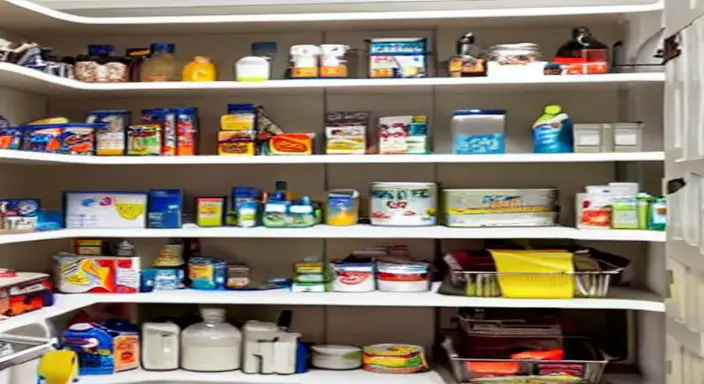 4. Clean and Disinfect Pantry Areas