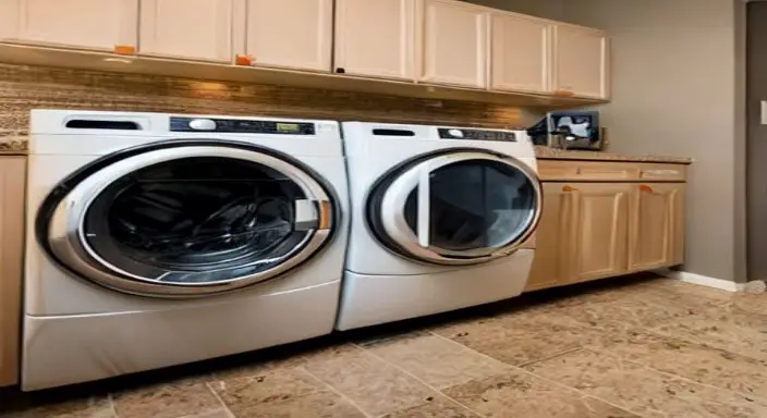 15. Close the washer cabinet