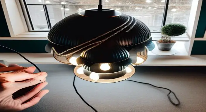 11. Connect the pendant lights