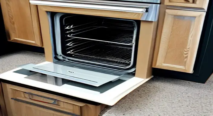 3. Install the Oven in the cabinet 