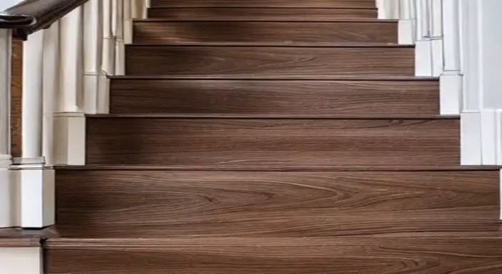 16. Finish the edges of the stairs