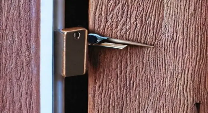 11. When the pins are all lined up, the lock will open