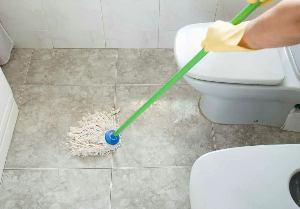 Cleanse Again: Vacuum or sweep the baking soda, then mop the area.