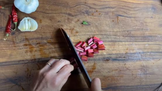 Step 1: Preparing the beet greens