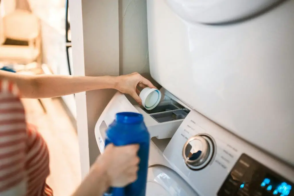 how to hide washer and dryer in kitchen