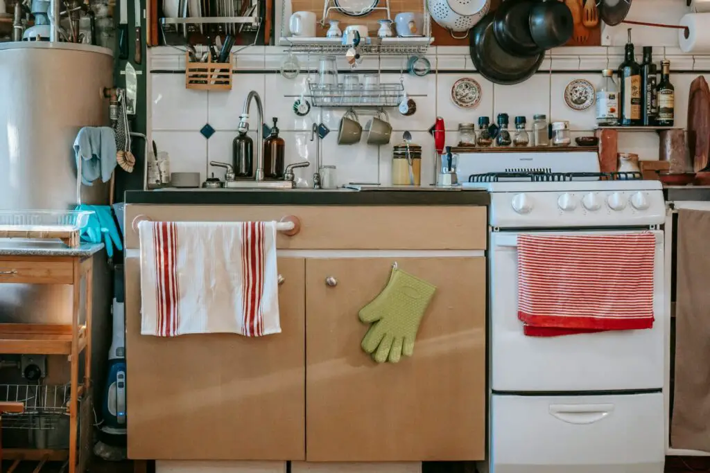 how to make hanging kitchen towels