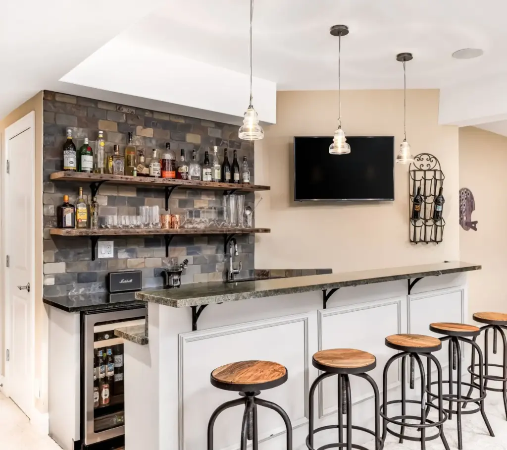 how to decorate a home bar
