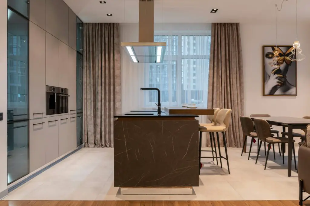 how to build a kitchen island with cabinets and seating